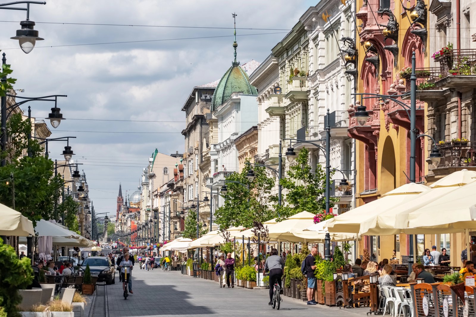 Ulica Piotrkowska w Łodzi